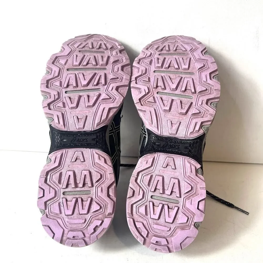 Asics Gel Venture 8 Shoes Black Purple Womens Size 8.5 Running Sneakers 1012A708